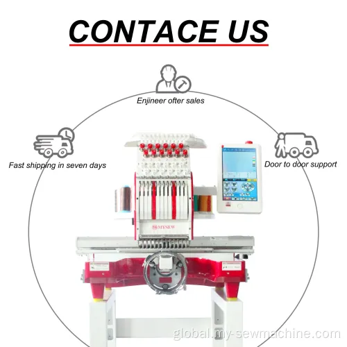 Single Head Commercial Embroidery Machine Automatic 12 Needles Single Computer Embroidery Machine Manufactory